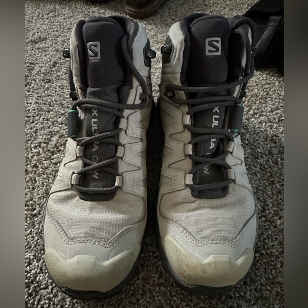 Salomon Gray Hiking Shoes